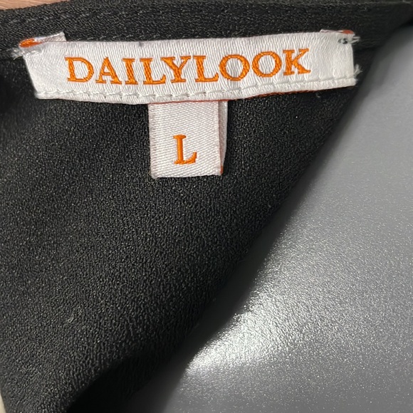 DAILYLOOK Open Back Midi Dress | Black | Large - Picture 14 of 14